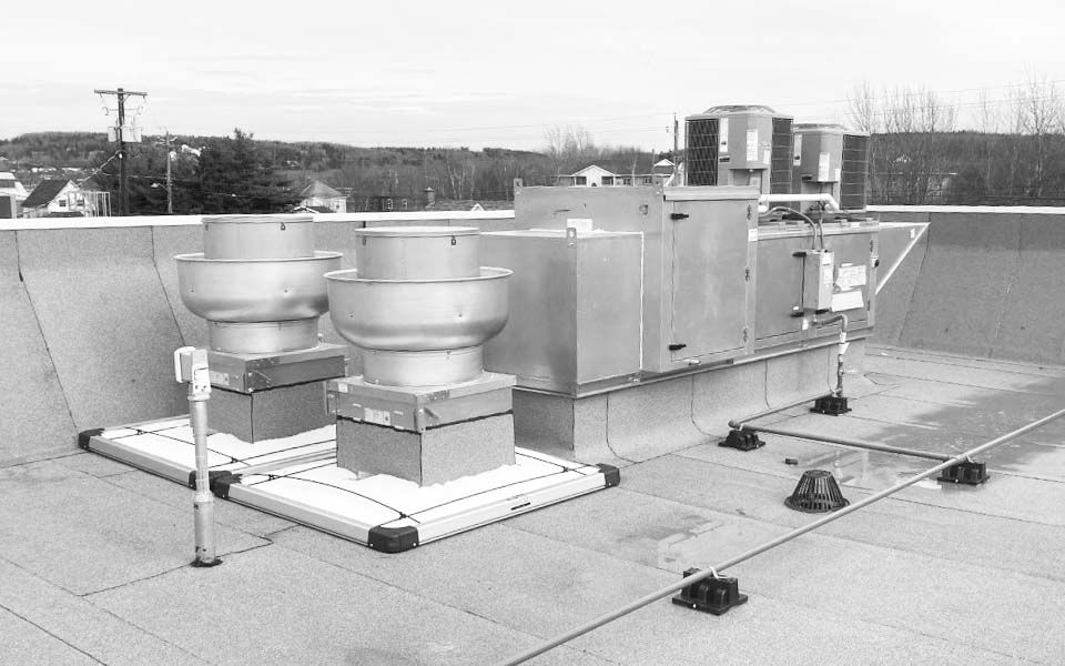 Rooftop units and ductwork